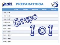 horario 101